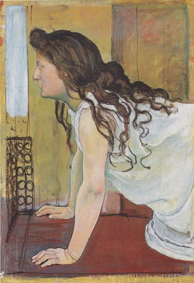 Girl at the Window by Ferdinand Hodler